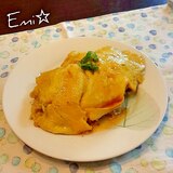 主婦の簡単ひとり飯☆さんまの蒲焼きオムライス♪